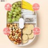 Dust-proof Dry Fruit Tray,Candy Snack Box With Rotary Phone Holder