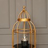 4 Layer Nordic Brass Cage Rack For Home Decor