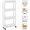 4 Tier Multipurpose Space Saving Trolley