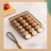 Auto Rolling Egg Holder Storage Box for Refrigerator