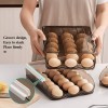 Auto Rolling Egg Holder Storage Box for Refrigerator