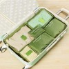 6 Pcs Travel Storage Bag , Wardrobe Suitcase Pouch Travel Organizer
