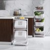 3 layer storage rack kitchen