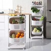 2 layer storage rack kitchen