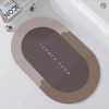 Non-Slip Round Bath Mat Water Absorbent