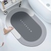 Non-Slip Round Bath Mat Water Absorbent