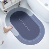 Non-Slip Round Bath Mat Water Absorbent