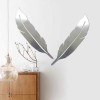 Acrylic leaf mirror for wall decor