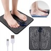 Folding Portable Electric Foot Massager Mat with 6 Modes