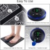 Folding Portable Electric Foot Massager Mat with 6 Modes
