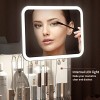 Cosmetic Storage Box With Mirror Led Light