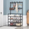 4 Layers Multifunctional Shoe & Coat Rack