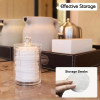 Transparent Cotton Puff Storage Box