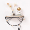 Wall mounted storage shelf
