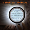 Magnifying Glass with Light, 30X Handheld Large Magnifying Glass