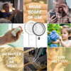 Magnifying Glass with Light, 30X Handheld Large Magnifying Glass