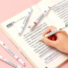 6 Roller Color Pens Highlighters With 6 Different Curve Shapes,Curve Highlighter Pen Set