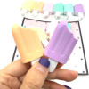 6pcs Mini Ice Cream Popsicle Highlighter
