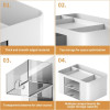 Stationary Organizer With 2 Drawers, Multi-Functional Pencil Holder For Desk, Holder Storage Box For Desk, Office Supplies