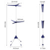 2 Tier Folding Clothes Drying Rack
