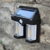 Dual Solar Sensor Lamp Wall Mounted