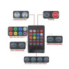 7 Color LED Car Interior Ambient Light | Remote Controlled - Atmosphere Lighting