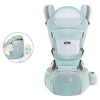 2024 Ergonomic Baby Carrier 6 in 1 OEM Wholesale Soft Infant Baby Carrier Walking Front and Backpack bag