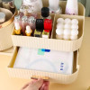 360° Rotating Makeup Organizer With Drawer,Cosmetic Display Case For Vanity Brush,Skincare,Lipstick Bathroom Countertop,Desk