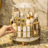 Luxury Makeup Organizers 360 Rotation Transparent Storage Box Storage Shelf Cosmetic Storage Box Bathroom Organizer Home Storage