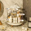 Luxury Makeup Organizers 360 Rotation Transparent Storage Box Storage Shelf Cosmetic Storage Box Bathroom Organizer Home Storage
