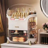 Desktop Cosmetics Storage Box with Lid Makeup Organiser Large Capacity Dust-proof Organizers Lipstick Jewelry Makeup Storage Box