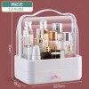 Hot Makeup Organizer Storage Box Dust-proof Desktop Drawer Jewelry Organizer Transparent Handle Skincare Storage Containers