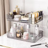 Acrylic Bathroom Organizer Shelf, Large Capacity Makeup Storage Rack, Skincare and Cosmetic Holder, Home Organizer Free