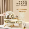 Dressing table, cosmetics storage box, desktop jewelry integrated, dust-proof, high-end feeling,