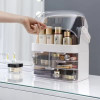 Transparent Cosmetics Storage Box, Separated Makeup Organizer, Waterproof Desktop Skin Care Products Storage Case
