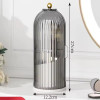 360° rotary makeup brush holder with cover Luxury cosmetics lipstick eyebrow pencil holder