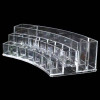 Acrylic transparent  lipstick and makeup organizer for vanity