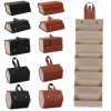 Portable Foldable Glasses Box 4/5 Multi-slot Eyeglass Storage Display Organizer Fashion PU Leather Travel Sunglasses Case