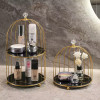 Single and Double Layer Metal Bird Cage Organizer for Makeup nd skin care products best for vanity counter top