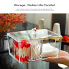 Transparent Acrylic Cotton Swab Holder