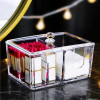 Transparent Acrylic Cotton Swab Holder
