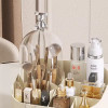 Desktop Cosmetic Organizer with compartments and lid