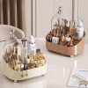 Desktop Cosmetic Organizer with compartments and lid
