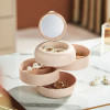 Luxury 4 Layer Rotatable Jewellery Organizer With Miror