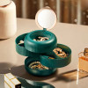 Luxury 4 Layer Rotatable Jewellery Organizer With Miror
