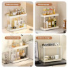 2 Layers Plastic Storage Rack Counter Organizer Vanity Tray