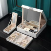 Luxury Leather Jewellery Organizer With Multi Compartments