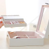 Luxury Leather Jewellery Organizer With Multi Compartments