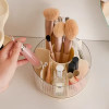36o Rotating Makeup Brush Organizer With Dustproof Cover