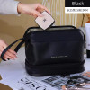 Double Layer Cosmetic Bag With Large Capacity